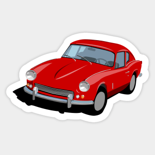 Triumph GT6 Mk1 Graphic -Red Sticker